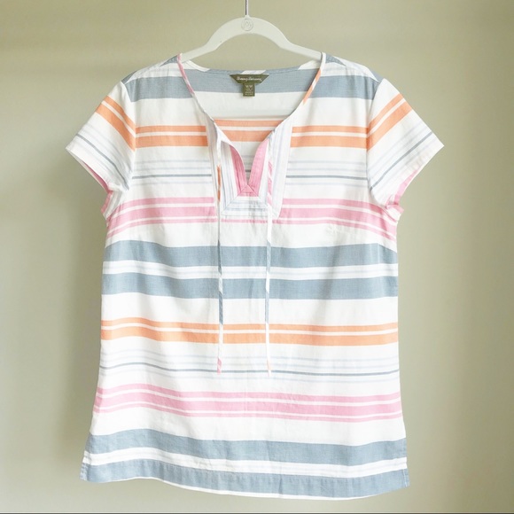 Tommy Bahama Other - Tommy Bahama striped tunic cover up